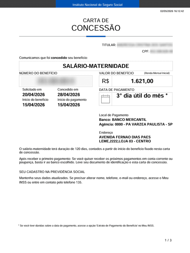 Carta de Concessão